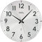 AMS - Wanduhr - Funk - Funkwanduhr - analog - rund mit Metall-Zifferblatt und Glas