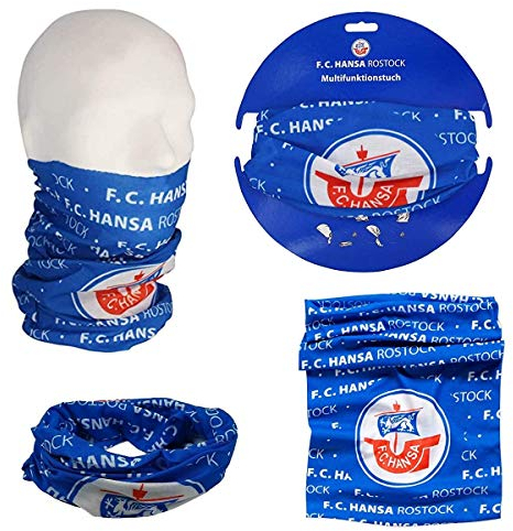 F.C. Hansa Rostock Multifunktionstuch Petrol Schlauchschal | Tuch | Halstuch - plus Lesezeichen Wir lieben Fußball