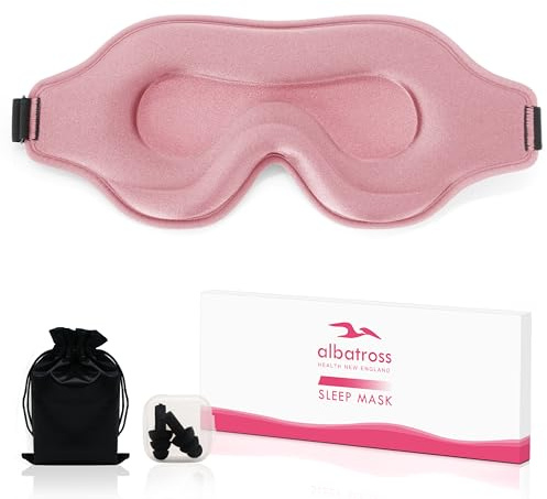 Sleep Mask for Men and Women, Lash Extensions 3D Eye Mask, Pink