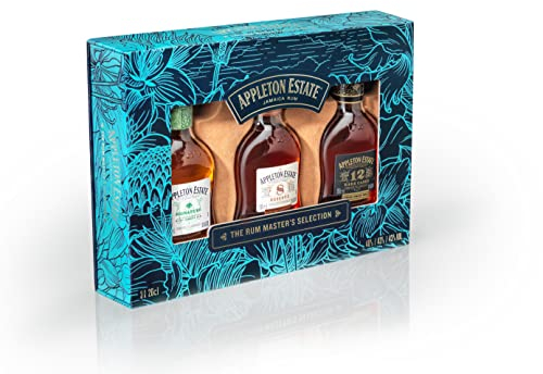 Appleton Estate Rum Master Selection Pack - 3 x 20cl - Includes: Signature | 8 Year Old Reserve | 12 Year Old Rare Casks