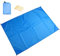 VINPAM Picknickdecke Wasserdicht 110x150 cm - Tragbare Outdoor-Decke für Camping & Strand, Sandfreie Klappmatte mit Antihaftbeschichtung (Blau)