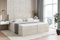 ALTDECOR Boxspringbett mit Matratze und Lattenrost, Boxbett, Topper, Polsterbett mit Bettkasten, Bett mit Stauraum H4-Matratze, Doppelbett, Springboxbett - Edita - 180x200 - Beige Monolith 04