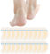 TNSOYCA 20 piezas Apósitos Ampollas,invisibles de gel hidrocoloidales impermeables para talón,dedos de los pies,proteger la piel,para heridas,curando más rápido