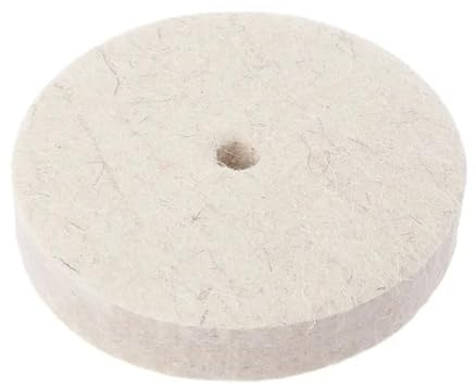 WMYDNXXT 1 Pezzo di Mola for Trapano, Mola for lucidatura, Feltro di Lana, Disco abrasivo for smerigliatrice da banco, utensile Rotante, Facile da Usare(125mm)