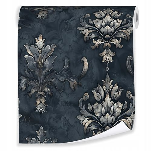 WallArena - Papel pintado de fieltro con adornos de 10 m - Papel pintado para salón o dormitorio - Papel pintado no tejido - Papel pintado - Papel pintado con motivos - Decoración de pared - Efecto 3D