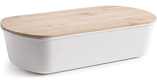 IBILI 8411922448498 Panera con Tapa Tabla de Corte, Multicolor, Talla Única, Nylon