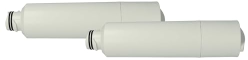 vhbw 2X kylskåpsvattenfilter kompatibelt med Samsung RF4267HARS, RF4287, RF26J7500WW, RF323TEDBSR, RF4267HABP sida vid sida kylskåp
