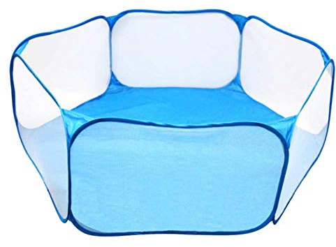 Small Animal Playpen, Portable Small Animal Tent Exercise Fence for Indoor and Outdoor Use, Pop-Up Yard Fences, Foldable Pet Small Animal Cage for Guinea Pigs, Hamsters, Chinchillas,