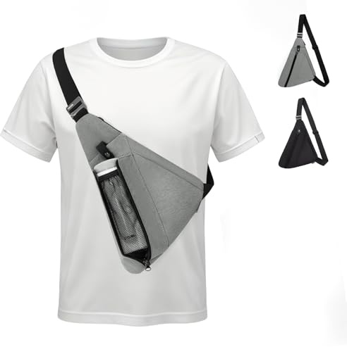 OSOCE Sling Bag for Men RFID Blocking Anti-theft Crossbody Chest Bag
