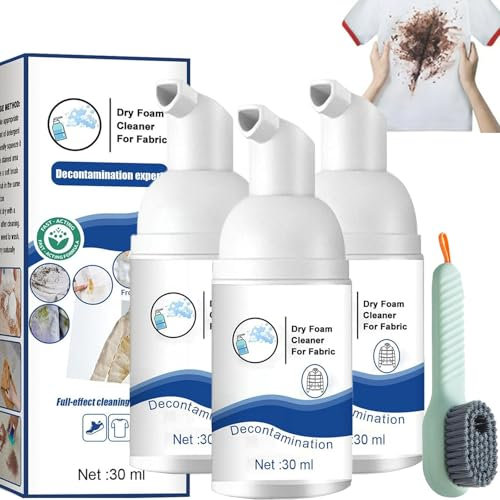 Limpiador de Espuma en Seco para Ropa, Telas y Abrigos de Plumón - Spray de Limpieza Instantánea (3