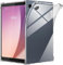 World biz Clear Case for Lenovo Tab M8 4th Gen Case 8 Inch 2023 TB-300FU/TB-300XU Tablet, Flexible Transparent Soft Bumper TPU Reinforced Corner, Shockproof Cover
