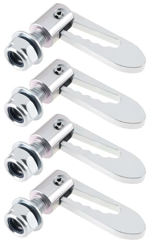 Briny River 4 Pezzi Di Elementi Di Fissaggio Per Portellone Posteriore Del Rimorchio M12x1,75mm Dadi Bulloni Perni Del Portellone Posteriore 19mm