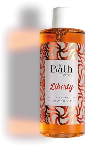 The Bath Factory Liberty Shower Gel for Women, Moisturizing Body Wash with Glycerin & Sodium PCA, Good Smelling Daily Shower Gel, Fresh Ladies Body Wash