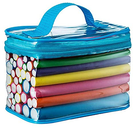 Paquet de 42 bâtons curling capillaires flexibles pour coiffure avec conception rotative à 360