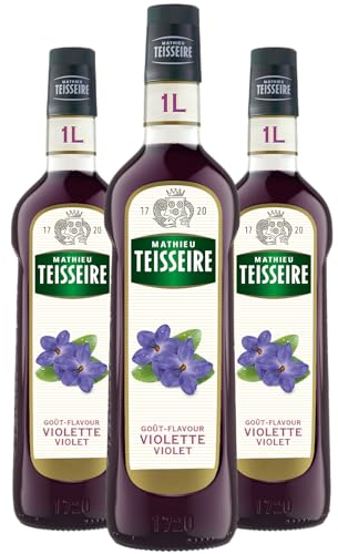Teisseire Sirup Set Veilchen ( Violette) - 3 x 1 L