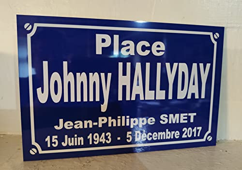 Johnny Hallyday Piastra di rue Place Johnny.. Creazione Collector