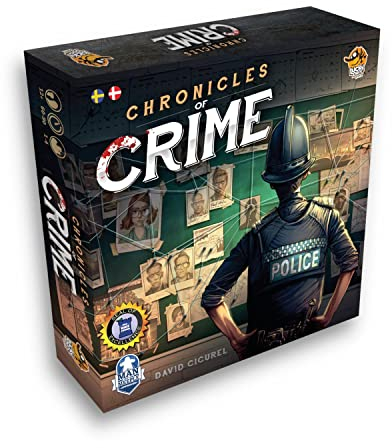 Chronicles of Crime - Brädspel | Samarbetsspel För Vuxna och Familjen | Brottsutredningar | Svenska | Danska | Ålder 12+ | 1-4 spelare | Speltid 60-90 Minuter, LKY035DKSE