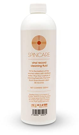 500 Ml Soluzione Liquida Per La Pulizia Dei Dischi SPINCARE | Compatibile Con Tutte Le Macchine Lavadischi | Pulisce 750 Vinili LP