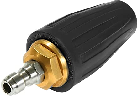 La boquilla de la turbina giratoria máquinas de limpieza a alta presión de agua, 250 bar, 1/4 de conexión rápida a la boquilla de la pistola de limpieza de la máquina presión de la turbina giratoria