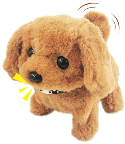 Spielzeug Hund Elektronisch, My Realistic Robot Puppy, Kinder Hund, Mein realistischer Roboterwelpe, Like a Real Puppy, Toy Dogs That Walk and Bark, Realistischer Roboter Welpe, für Kindergeschenk