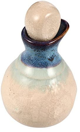 TOPPERFUN Flacon Céramique Pour Parfum Bouteille à Huile Essentielle Avec Diffuseur Pour Ambiance Maison Flacon Rechargeable Pour Huiles Aromathérapie