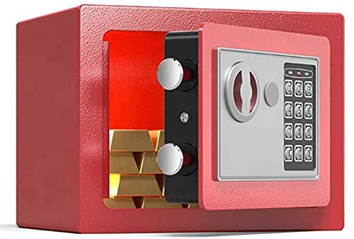 ZBZFGE Säkerhetsskåp, Säkerhetsskåp Kassaskåp Låsboxar Frontladdning Säkert kassavalv Drop Lock Säkerhetsbox Digital kassaskåp/Vit/a