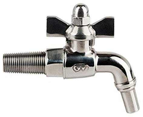 GRIFO ESFERA BARRIL 1/2 ACERO INOX. PARA BODEGA ROSCA CÓNICA