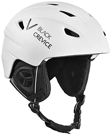 Black Crevice Erwachsene Skihelm Streif, matt weiß/schwarz, L…