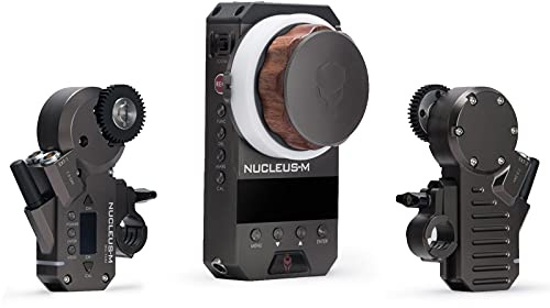 Tilta Nucleus M Follow Focus Kit IV de système de contrôle d'objectif sans Fil pour Objectif de caméra de cinéma sans Miroir DSLR, avec Commande d'unité Manuelle 2 Moteurs WLC-T03-K4