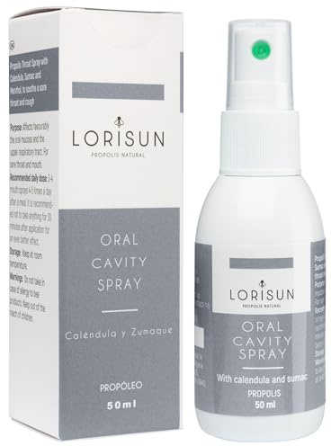 Propolis och calendula spray 50 ml, av Lorisun, för halsont och mun