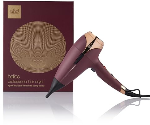 ghd Helios Hair Dryer - Professional Hairdryer, Powerful Airflow, Style with Speed & Control, 30 Percent More Shine