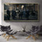 EUpMB Poster auf Leinwand, Kunstposter und Wand-Kunstdruck, Kunstdruck Moderne Bilder, Peaky Blinders Moive Peaky Blinders der Film 50x100cm ohne Rahmen K251