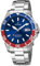 Festina Herren Analog Quarz Uhr mit Edelstahl Armband F20531/5