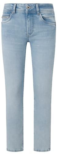 Pepe Jeans Single Button Slim Low Waist, Jeans, Mujer, Azul (Denim-xw4), 29W / 30L