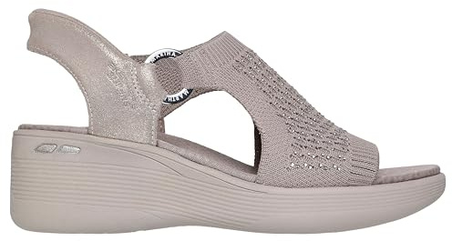 Skechers Women's Pier-Lite Park Path Slip-in Trainers, Taupe, 5 UK