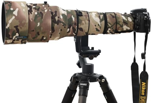 ROLANPRO Vattentätt linsskydd för Nikon AF-S 600mm F4G ED VR Kamouflage Regnskydd Linsskyddsfodral Vapenväska #4 Terrängkamouflage