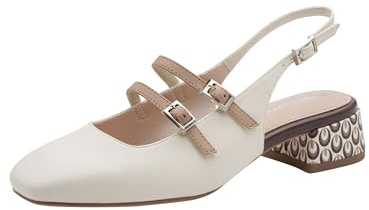 Tamaris décolleté slingback da donna con tacco a blocco bianco 37 EU