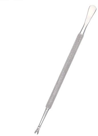 XJP05 Nagelhautschieber, doppelseitiges Nagellackentferner-Werkzeug-Set, Edelstahl, Maniküre-Trimmer