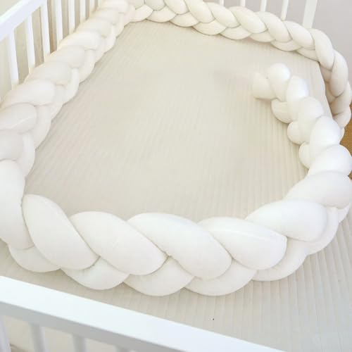 GYCF Serpente Letto Cuscino, Cuscini Annodato, Letto a Treccia Cuscino, Cuscino Coccoloso Soffice Intrecciato, Sponda Sponde Anticaduta, Cuscino Decorativo,A01,1 m