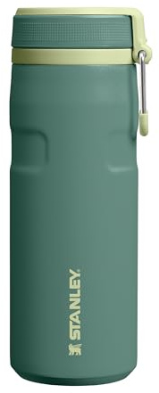 Stanley 1913 IceFlowBottle Twist Flip 0.47L - Shale | 12 Timmer Kall - 3 Dagar Iskall - Tål Maskindisk - Rostfritt Stål - BPA-Fri - Dubbelväggig Vakuumisolering