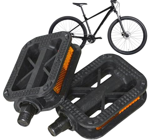 Racercykelpedaler – 4,72- pedal | PP-plattform – halkfria, reflekterande