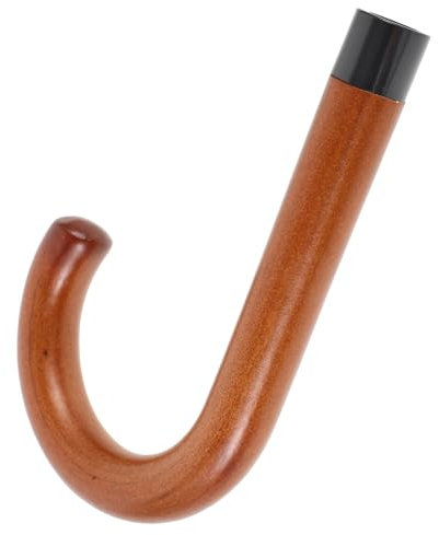 COLLBATH Regenschirmgriff Ersatz Holzgriff Gebogen Kompakter Ersatzgriff Für Regenschirme Männer Frauen