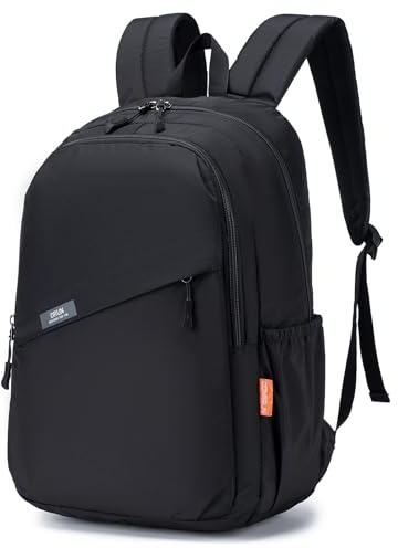 BAGZY 40x30x15cm Underseat Cabin Bag Luggage Waterproof Travel Backpack Under Seat Hand Luggage 40 x 30 x 15 British Airways jet2 Laptop Rucksack 14 Inch Lightweight Small Daypack for Work Black