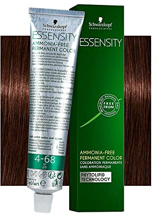 Schwarzkopf Ammonia-Free Permanent Color 4-68 Mittelbraun Schoko Rot 60 ml