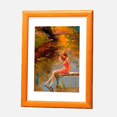 TOMYEUS Cornici fotografiche Cornice for Foto in Legno Desktop Photo Frame Decorazione o corridoio a Parete corridoio flottante Cornice per l'arredamento dell'ufficio per la casa (Size : 16 * 20inch)