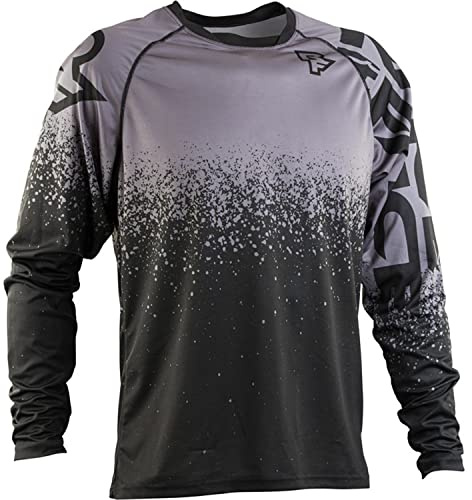 Dinint Homme Respirant Maillot Cyclisme, Manches Longues Vélo Jersey VTT Vêtements Séchage Séchage Rapide Cyclisme Tee Shirt