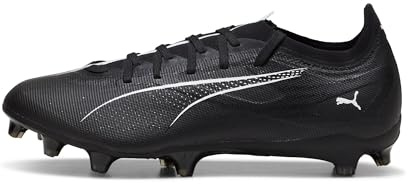 Puma Unisex Adults Ultra 5 Match FG/AG Soccer Shoe, Puma Black-Puma White, 45 EU
