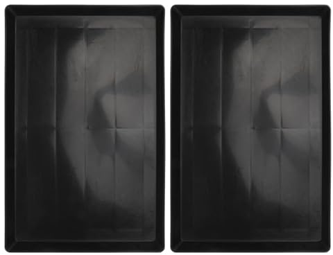 BESPORTBLE 2pcs Replacement Tray For Cages: Plastic Dog Crate Bottom Pan - Rabbit Cage Liner With Flat Base - Suitable For Various Small Animal Crate 43x32cm