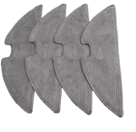 Robot aspirador trapeador trapos para modelos Blaupunkt solución eficaz de eliminación de suciedad y polvo (4 unidades)