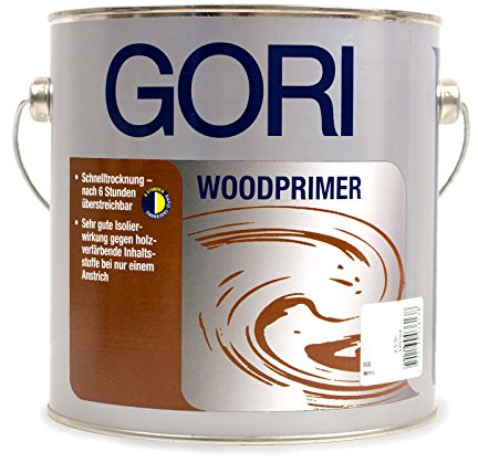 0,75L GORI 4648 Woodprimer 800 Weiß Isoliergrund Sperrgrund Grundierung